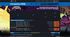 Desktop Screenshot of isthereanydeal.com